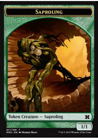 (英)苗木トークン / Saproling Token【MM2-TOKEN】 No.011