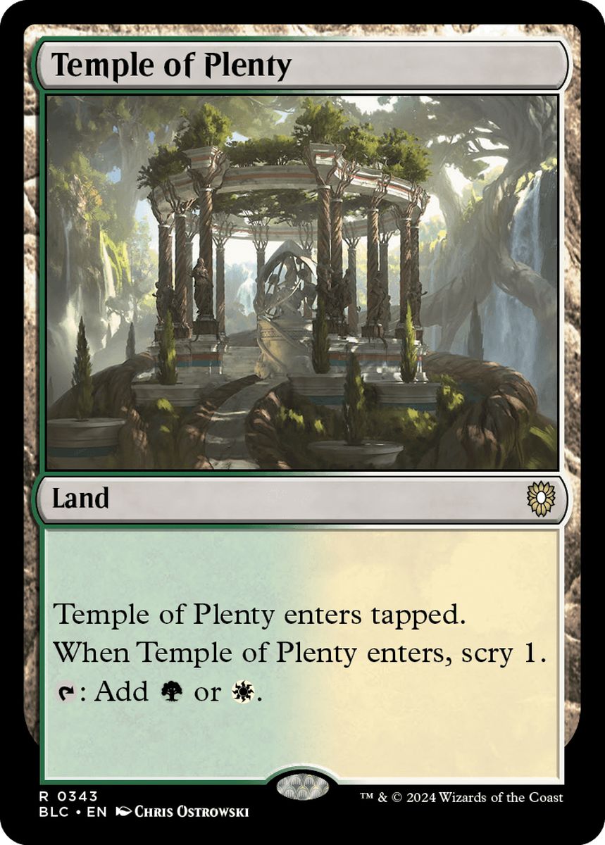 (英)豊潤の神殿 / Temple of Plenty【BLC】 No.343