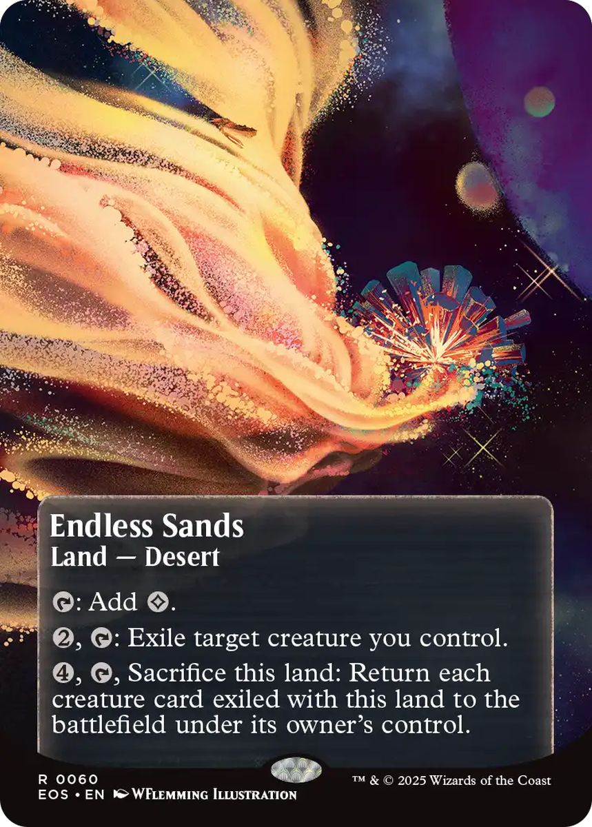 (英)【Foil】終わりなき砂漠 / Endless Sands ★ボーダーレス★(「星景ポスター」) 【EOS】 No.060