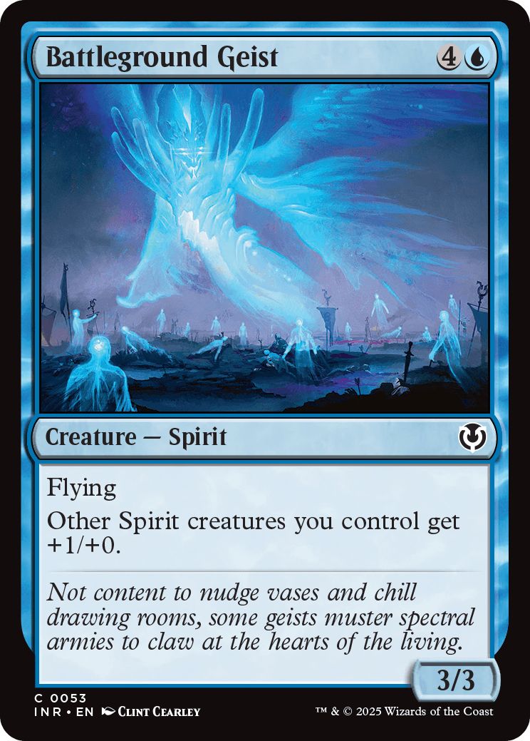 (英)【Foil】戦場の霊 / Battleground Geist【INR】 No.053