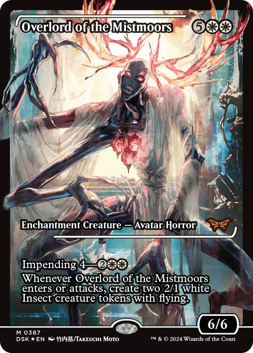 (英)【Foil】ミストムーアの大主 / Overlord of the Mistmoors ★ショーケース枠★(ジャパン・ショーケース) 【DSK】 No.387