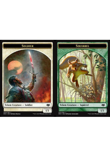 (英)兵士トークン / Soldier Token No.004 - リストークン / Squirrel Token【MH1-TOKEN】 No.015