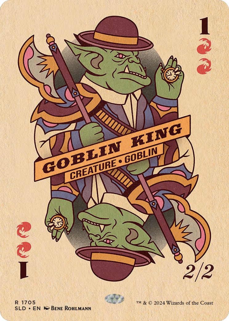 (英)【Foil】ゴブリンの王 / Goblin King【SLD】Poker Faces No.1705