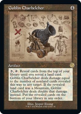 (英)ゴブリンの放火砲 / Goblin Charbelcher【BRR】 設計図カード No.081