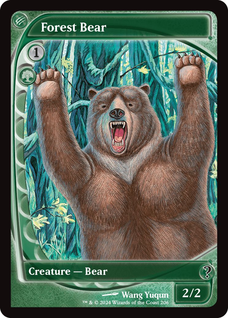 (英)【Foil】森の熊 / Forest Bear【MB2】 No.206
