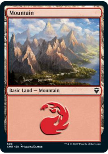 (英)山 / Mountain【CMR】 統率者デッキ収録 No.508