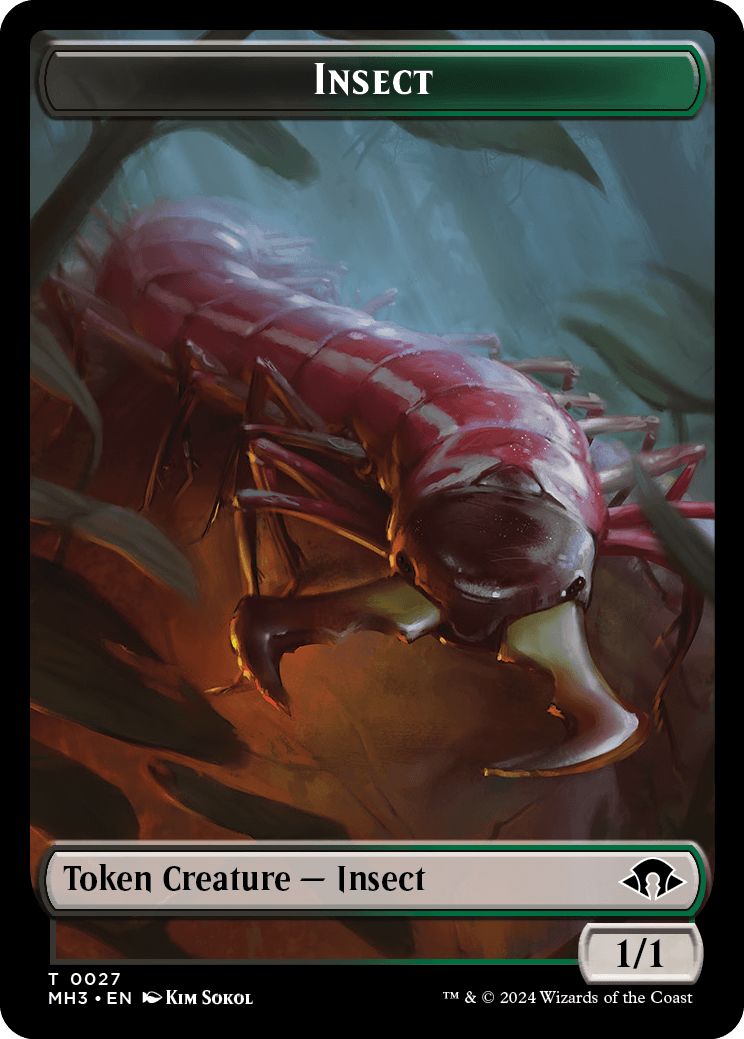 (英)昆虫トークン / Insect Token【MH3-TOKEN】 No.027