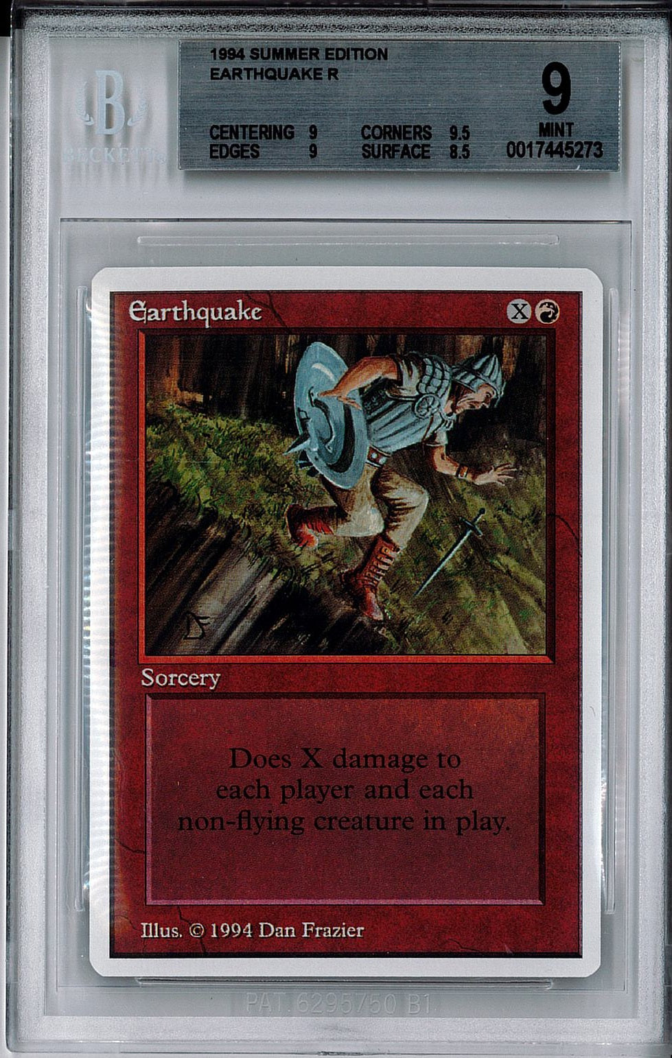 [鑑定品](英)地震 / Earthquake【SUMMER】 BGS9 ID:0017445273 [委託販売品]