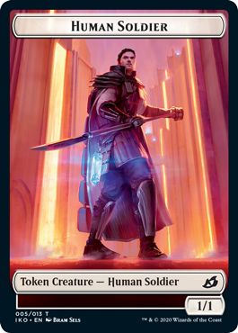 (英)人間・兵士トークン / Human Soldier Token【IKO-TOKEN】 No.005