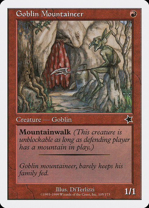 (英)ゴブリンの山岳民 / Goblin Mountaineer【S99】 No.105