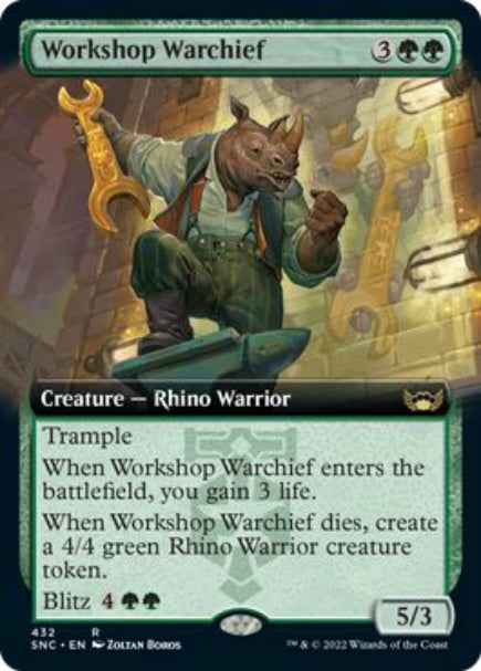 (英)【Foil】作業場の戦長 / Workshop Warchief ★拡張枠★ 【SNC】 No.432