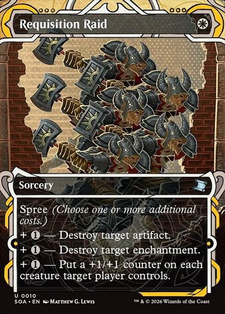 (英)【Foil】没収の強行 / Requisition Raid【SOA】 No.010