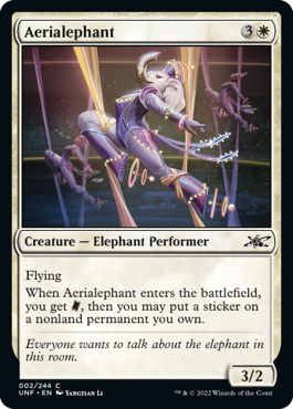 (英)【Foil】Aerialephant【UNF】 No.002