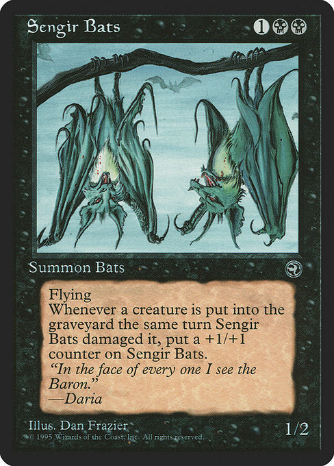 (英)Sengir Bats 【HML】 (ぶら下がるコウモリ) No.057B