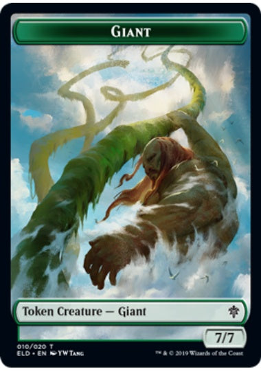 (英)巨人トークン / Giant Token【ELD-TOKEN】 No.010