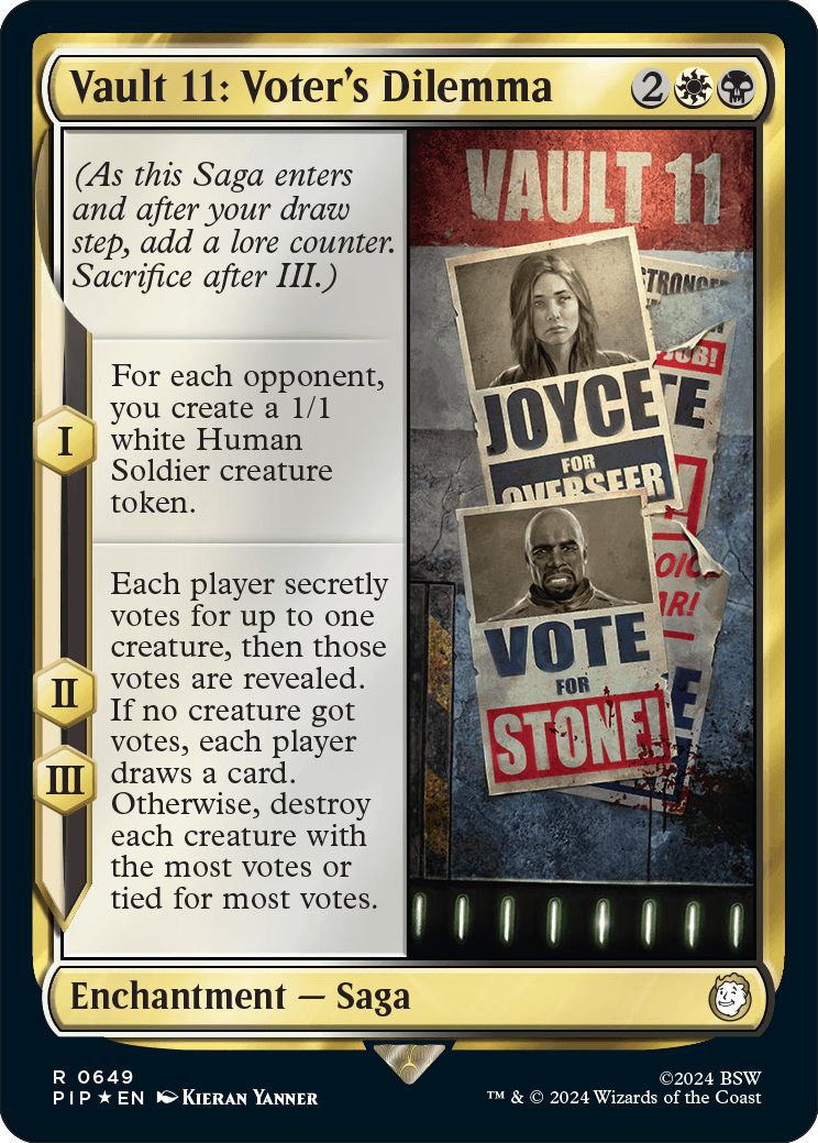 (英)【Surge-Foil】Vault 11：投票者のジレンマ / Vault 11: Voter's Dilemma【PIP】 No.0649