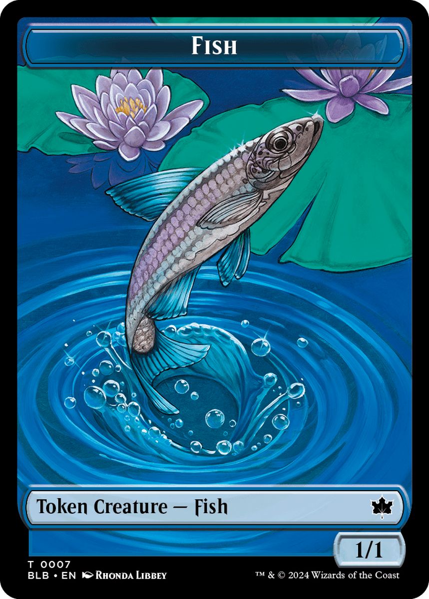 (英)魚トークン / Fish Token【BLB-TOKEN】 No.007