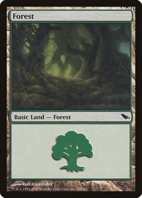 (英)【Foil】森 / Forest【SHM】 No.299