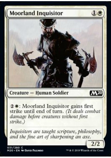 (英)【Foil】ムーアランドの審問官 / Moorland Inquisitor【M20】 No.031