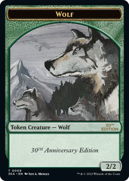 (英)狼トークン / Wolf Token【30A-TOKEN】 No.009