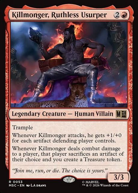 (英)無慈悲なる簒奪者、キルモンガー / Killmonger, Ruthless Usurper【MSC】 No.053