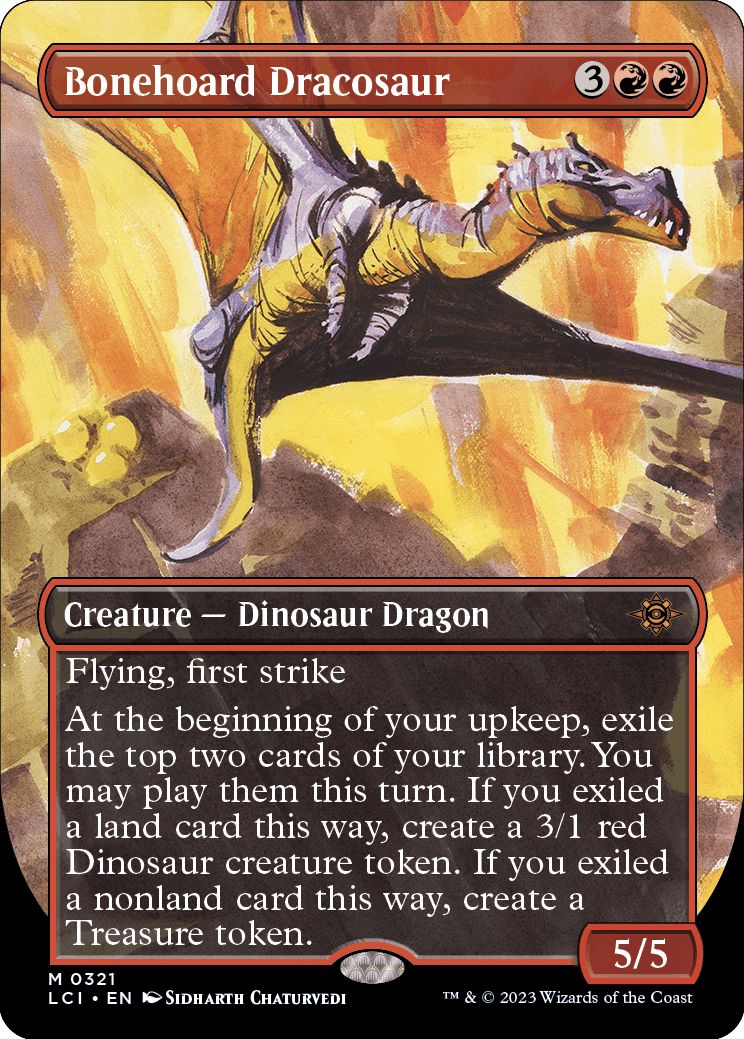 (英)骨集めのドラコサウルス / Bonehoard Dracosaur ★ボーダーレス★(恐竜) 【LCI】 No.321