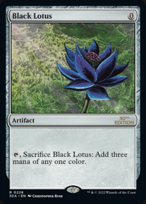 (英)Black Lotus【30A】 No.228 ※トーナメントで使用することはできません。