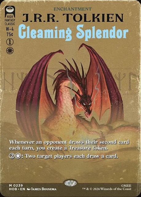 (英)煌びやかなる豪奢 / Gleaming Splendor ★ショーケース枠★(「ブックカバー・カード」) 【HOB】 No.239