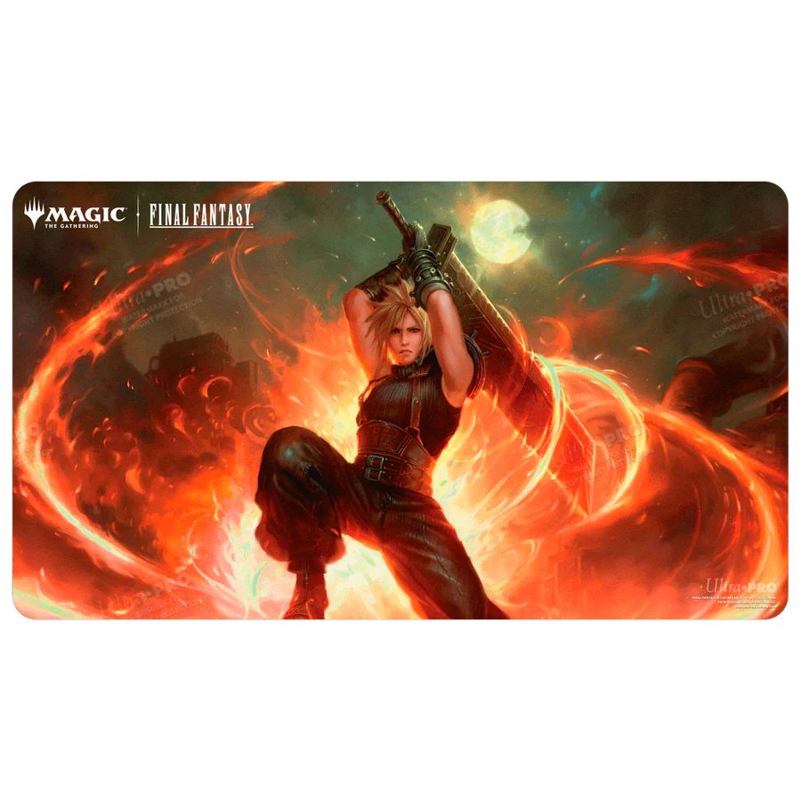 【サプライ】 ウルトラプロ 元ソルジャー、クラウド プレイマット / Ultra PRO Cloud, Ex-SOLDIER Playmat(38740) ※発送方法は「ゆうパック」を選択してください。