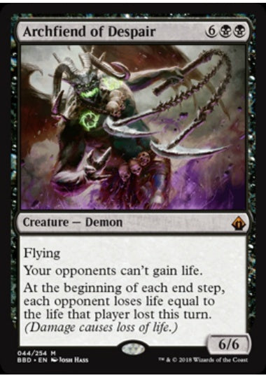 (英)【Foil】絶望の魔神 / Archfiend of Despair【BBD】 No.044