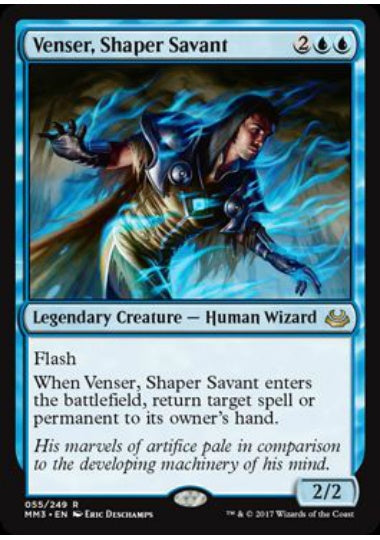 (英)造物の学者、ヴェンセール / Venser, Shaper Savant【MM3】 No.055