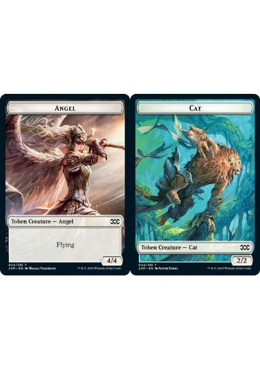 (英)【Foil】天使トークン / Angel TokenNo.003 - 猫トークン / Cat Token【2XM-TOKEN】 No.004