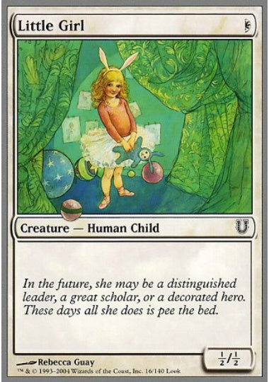 (英)【Foil】Little Girl 【UNH】 No.016