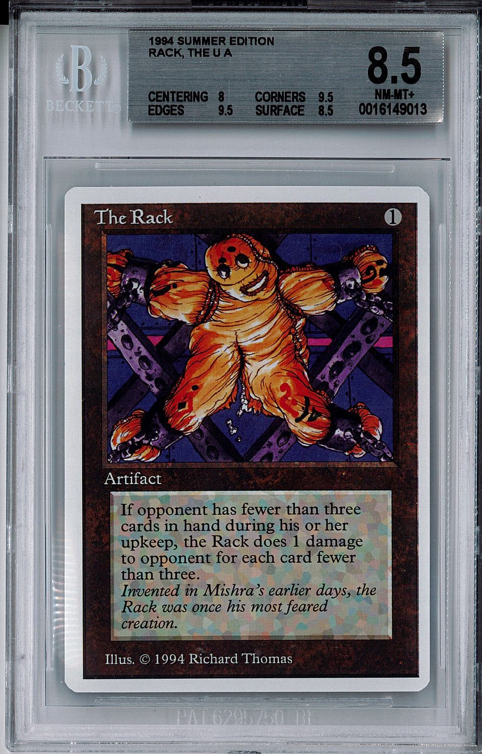 [鑑定品](英)拷問台 / The Rack【SUMMER】 BGS8.5 ID:0016149013 [委託販売品]