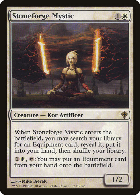 (英)【Foil】石鍛冶の神秘家 / Stoneforge Mystic【WWK】 No.020