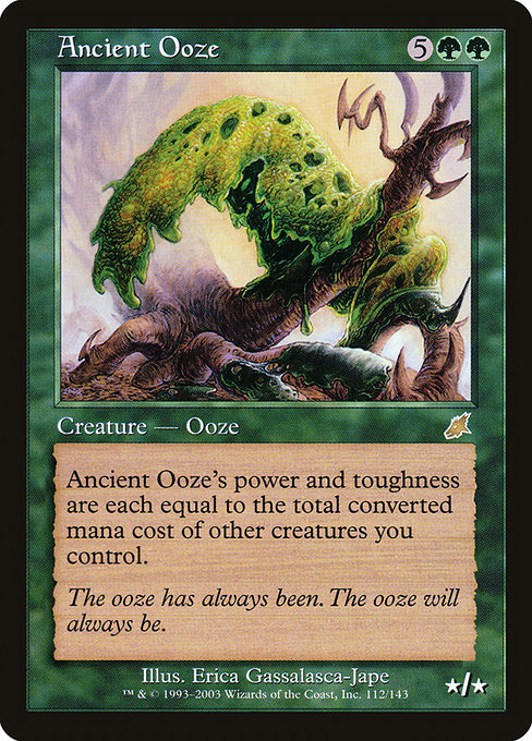 (英)【Foil】古代の軟泥 / Ancient Ooze【SCG】 No.112