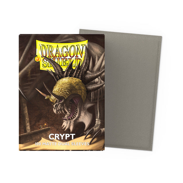 【サプライ】 ドラゴンシールド Dual Matte Sleeves Crypt   ※発送方法は「ゆうパック」を選択してください。