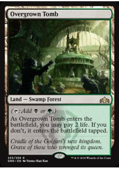 (英)【Foil】草むした墓 / Overgrown Tomb【GRN】 No.253