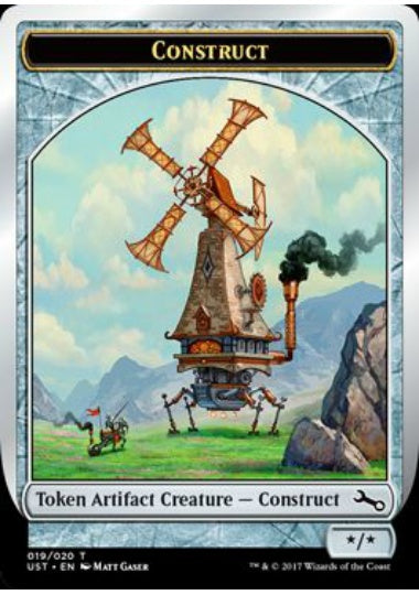 (英)【Foil】構築物トークン / Construct Token【UST-TOKEN】 No.019