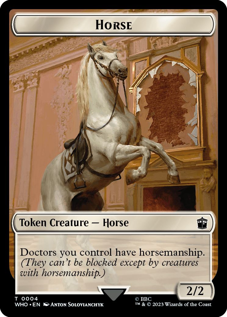 (英)馬トークン / Horse Token No.0004 - 兵士トークン / Soldier Token【WHO-TOKEN】 No.0008