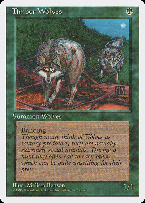 (英)森林狼 / Timber Wolves【4ED】 No.275
