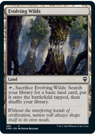 (英)進化する未開地 / Evolving Wilds【CMR】 統率者デッキ収録 No.482