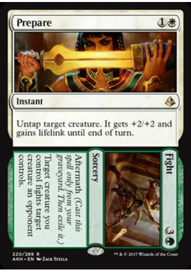 (英)【Foil】枕戈+待旦 / Prepare+Fight【AKH】 No.220