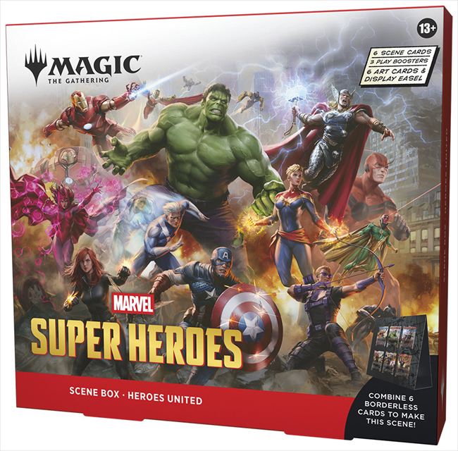 (英)『マジック：ザ・ギャザリング | マーベル スーパー・ヒーローズ』 シーン・ボックス『Heroes United』  / Magic: The Gathering | Marvel Super Heroes Scene Box "Heroes United" 【BOX】 ※発送方法は「ゆうパック」を選択してください。