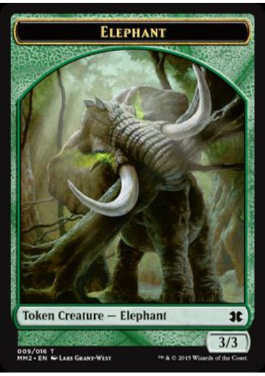(英)象トークン / Elephant Token【MM2-TOKEN】 No.009