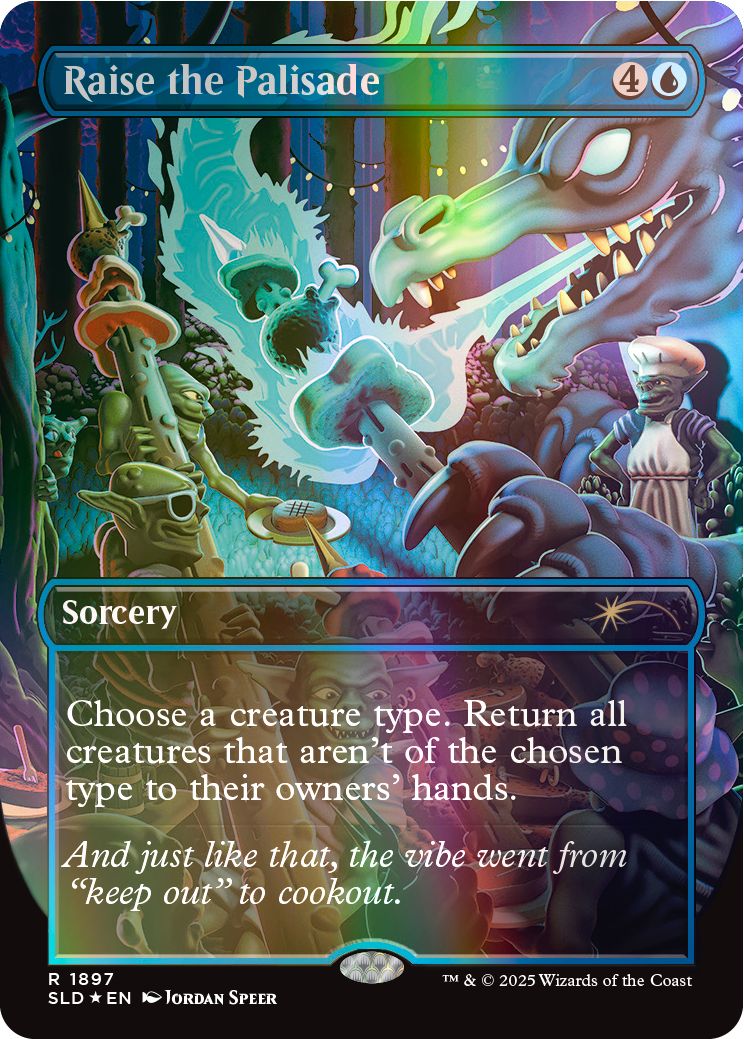 (英)【Foil】矢来を上げよ / Raise the Palisade【SLD】Secret Lair Commander Deck: Everyone's Invited No.1897