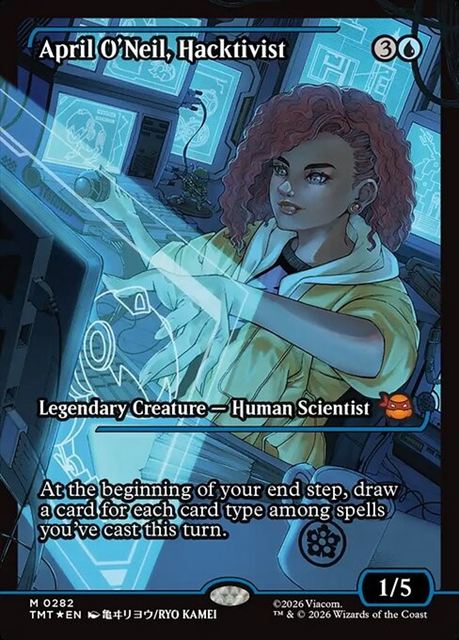 (英)【Foil】ハクティビスト、エイプリル・オニール / April O'Neil, Hacktivist ★ショーケース枠★(ジャパン・ショーケース) 【TMT】 No.282