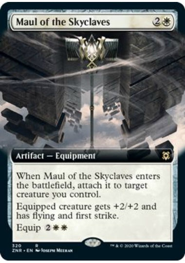 (英)【Foil】スカイクレイブの大鎚 / Maul of the Skyclaves ★拡張枠★ 【ZNR】 No.320