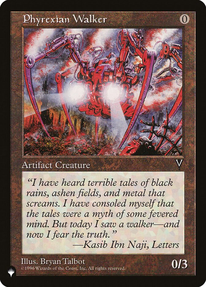 (英)ファイレクシアの歩行機械 / Phyrexian Walker【VIS】 PWシンボル付き再販 No.152
