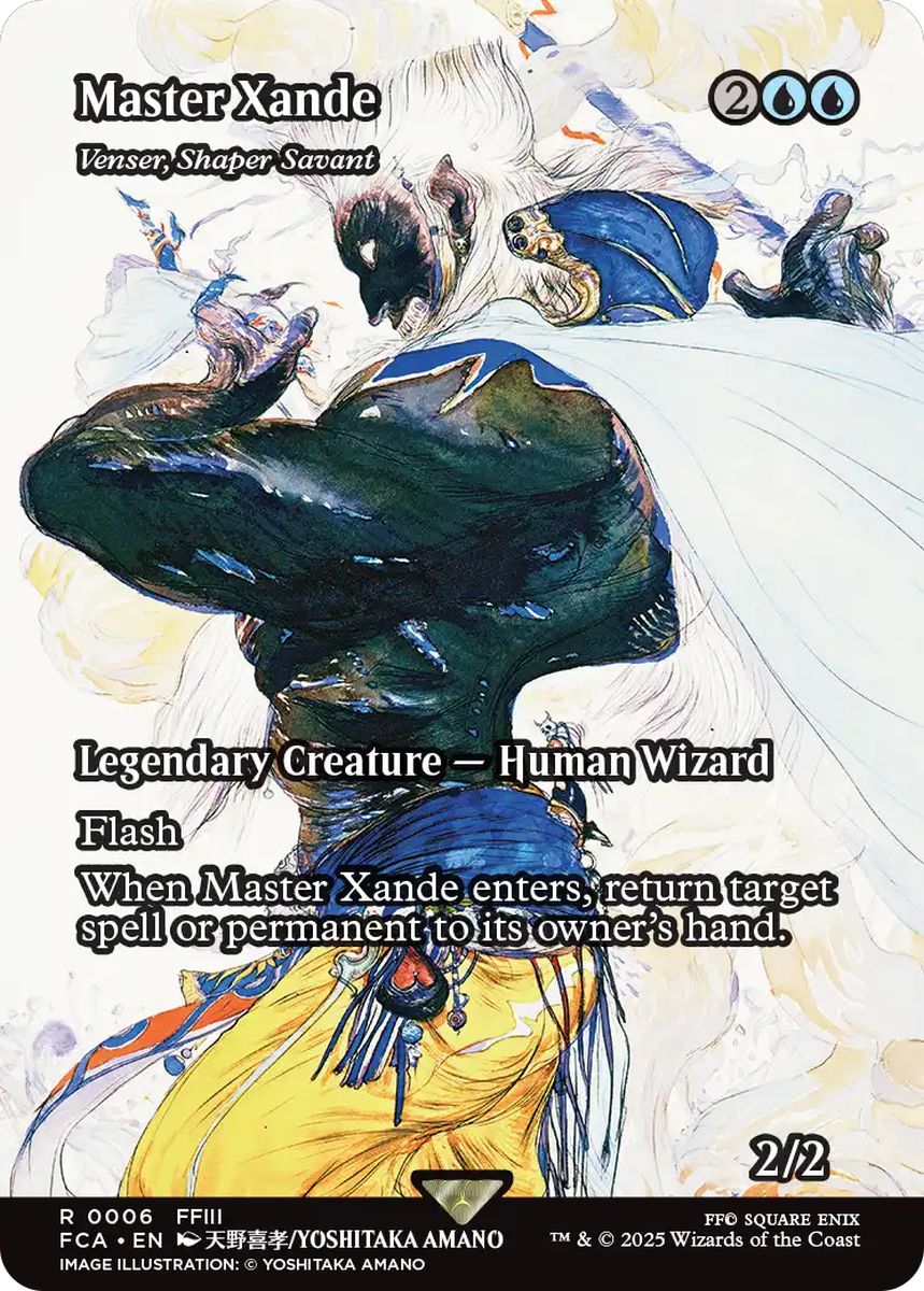 (英)【Foil】魔王ザンデ / Master Xande[造物の学者、ヴェンセール / Venser, Shaper Savant] ★ショーケース枠★(FINAL FANTASY・継承史カード) 【FCA】 No.006